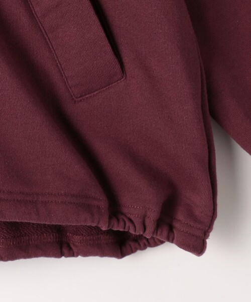 UNIVERSAL OVERALL(ユニバーサルオーバーオール)の「【別注】<UNIVERSAL OVERALL>TJ アノラックプルオーバー / キッズ 140cm-160cm(スウェット・キッズ・ダークグリーン/ワインレッド・M(140-150cm)/L(160cm))」の9枚目の写真