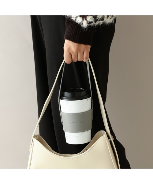 ルースト サーモタンブラー M セット マーブル ホワイト 保冷 保温