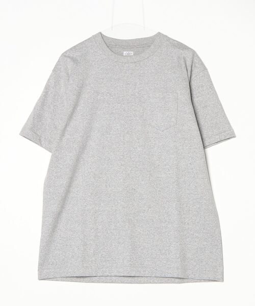 ANATOMICA（アナトミカ）の「【入荷禁止】ANATOMICA / アナトミカ：POCKET TEE S/S made of USA yarn：530-541-23[MUS]（Tシャツ/カットソー・メンズ・ホワイト/グレー・M/L）」の2枚目の写真