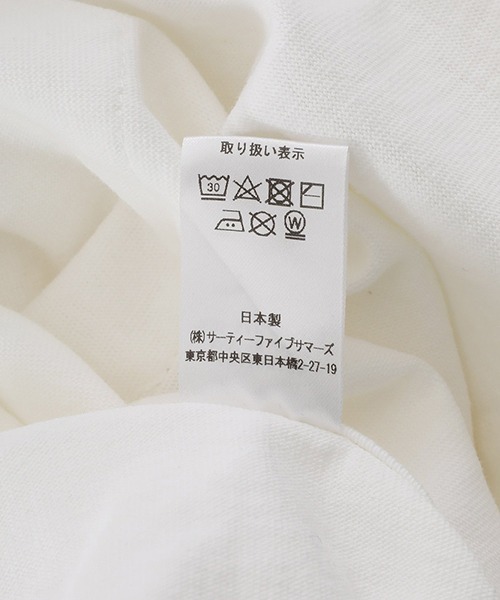 ANATOMICA（アナトミカ）の「【入荷禁止】ANATOMICA / アナトミカ：POCKET TEE S/S made of USA yarn：530-541-23[MUS]（Tシャツ/カットソー・メンズ・ホワイト/グレー・M/L）」の5枚目の写真