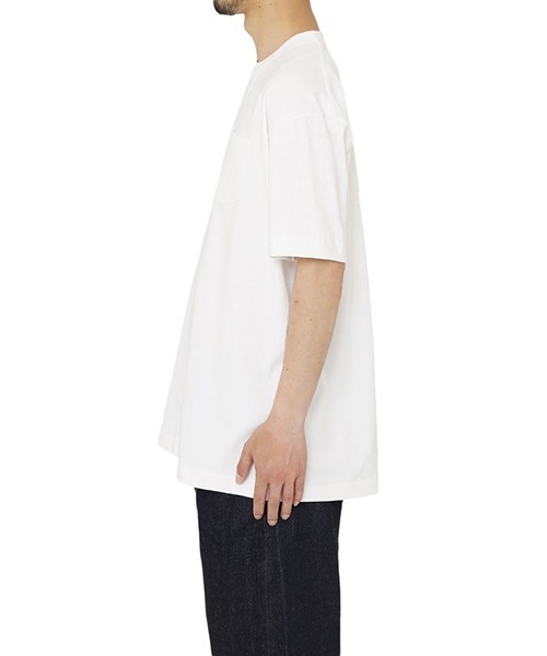 ANATOMICA（アナトミカ）の「【入荷禁止】ANATOMICA / アナトミカ：POCKET TEE S/S made of USA yarn：530-541-23[MUS]（Tシャツ/カットソー・メンズ・ホワイト/グレー・M/L）」の7枚目の写真