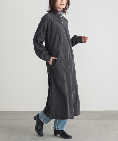 n'OrLABEL（ノアールレーベル）の「『コーデュロイワンピース』（ワンピース・レディース・スミクロ/カーキ/ネイビー・FREE）」の16枚目の写真