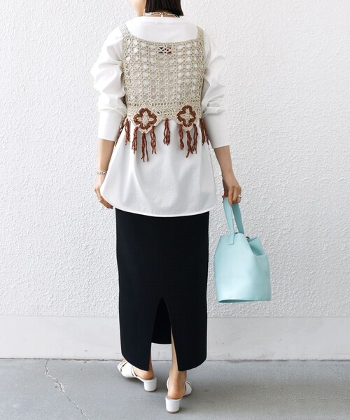 ニット セーター LOGAN KNITTING MILLS:「手洗い可能」モール ビスチェ レディース LOGAN knitting mills ニット セーター KNITTING MILLS:「手洗い