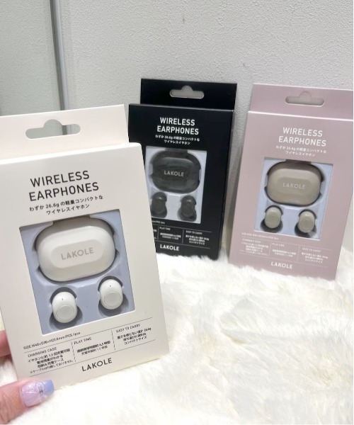 EGF×2・エコテ×1◼︎計3点 ミニワイヤレスイヤホン / 250172（ヘッドフォン/イヤホン）｜LAKOLE