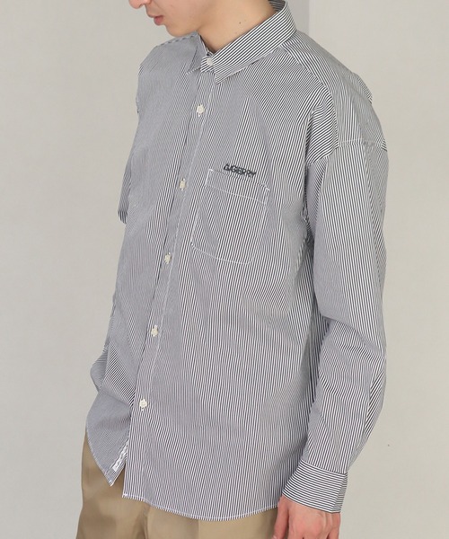 GERRY（ジェリー）の「【GERRY/ジェリー】 ブロード ワンポイント刺繍ロゴ 長袖レギュラーシャツ（シャツ/ブラウス・メンズ・ブルー系その他/ホワイト系その他/ブラック系その他/マルチ・M/L/LL）」の20枚目の写真