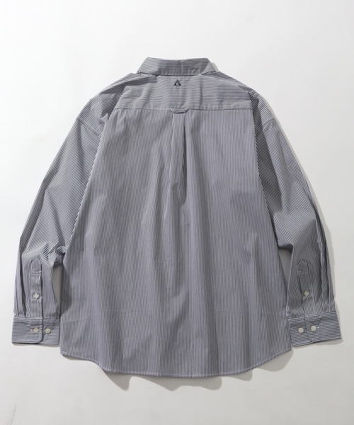 GERRY（ジェリー）の「【GERRY/ジェリー】 ブロード ワンポイント刺繍ロゴ 長袖レギュラーシャツ（シャツ/ブラウス・メンズ・ブルー系その他/ホワイト系その他/ブラック系その他/マルチ・M/L/LL）」の8枚目の写真