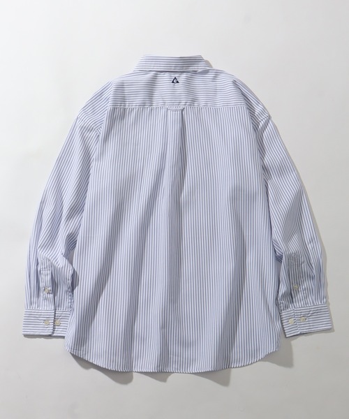 GERRY（ジェリー）の「【GERRY/ジェリー】 ブロード ワンポイント刺繍ロゴ 長袖レギュラーシャツ（シャツ/ブラウス・メンズ・ブルー系その他/ホワイト系その他/ブラック系その他/マルチ・M/L/LL）」の6枚目の写真