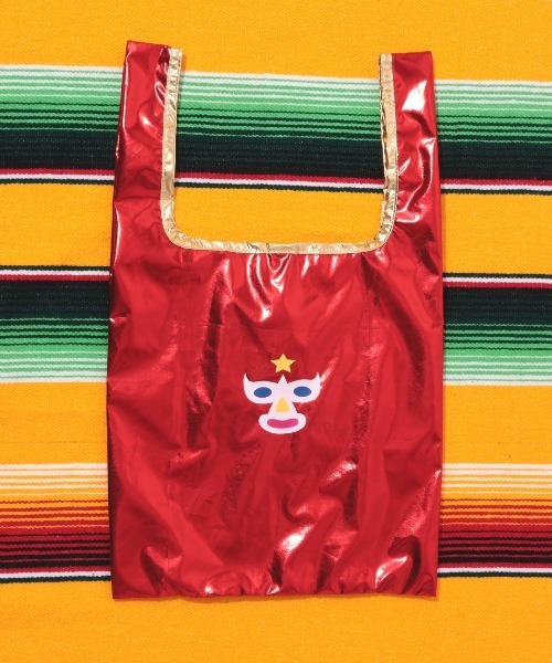 チチカカ（チチカカ）の「メタリックルチャエコバッグ（エコバッグ/サブバッグ・レディース・レッド/ブルー・FREE）」の7枚目の写真
