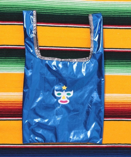 チチカカ（チチカカ）の「メタリックルチャエコバッグ（エコバッグ/サブバッグ・レディース・レッド/ブルー・FREE）」の6枚目の写真