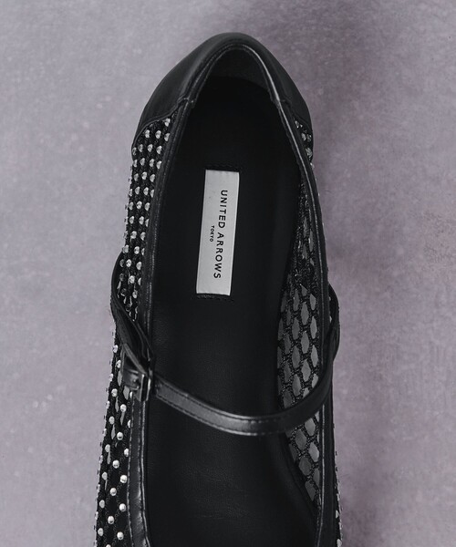 UNITED ARROWS(ユナイテッドアローズ)の「メッシュ ラインストーン メリージェーン(その他シューズ・レディース・ベージュ/ブラック・38h/38/37h/37/36h/36/35h/35)」の13枚目の写真