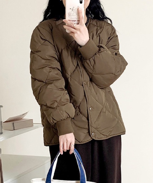 ZOY ブラウン キルティングジャケット 38 ZOY ブラウン キルティングジャケット 38 ZOY ブラウン キルティング