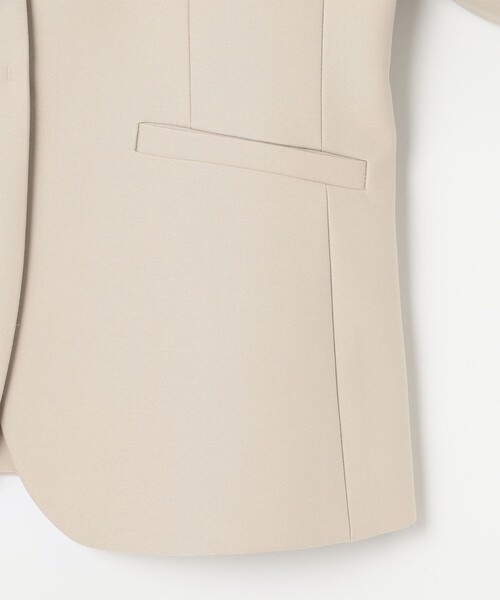 ANY SIS（エニィスィス）の「【洗える】褒めらレディノーカラー ジャケット（ノーカラージャケット・レディース・ライトグレー系6/ネイビー系/ベージュ系・3/2/1）」の18枚目の写真