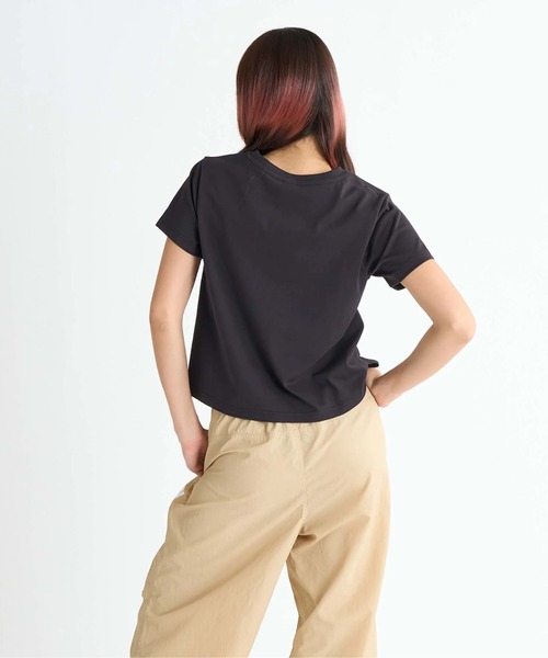 ROXY（ロキシー）の「JIGGY WITH IT /ロキシーロゴクロップド丈半袖Tシャツ（Tシャツ/カットソー・レディース・ホワイト/ブラック/ミント・MEDIUM/LARGE/SMALL）」の11枚目の写真