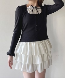 レイヤード風カットソー
