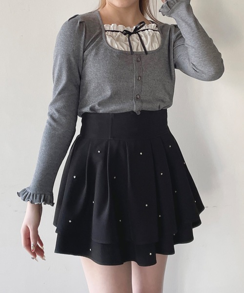 レイヤード風カットソー（Tシャツ/カットソー）｜one way