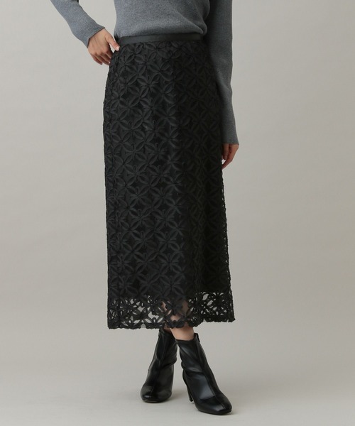 GLOBAL WORK(グローバルワーク)の「MATINEE LINE/レースレイヤードスカート/288806(スカート・レディース・アイボリー/ブラック・LARGE/MEDIUM)」の15枚目の写真