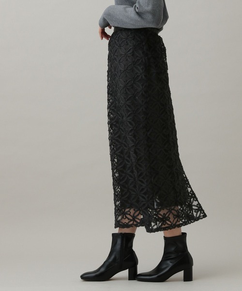 GLOBAL WORK(グローバルワーク)の「MATINEE LINE/レースレイヤードスカート/288806(スカート・レディース・アイボリー/ブラック・LARGE/MEDIUM)」の16枚目の写真