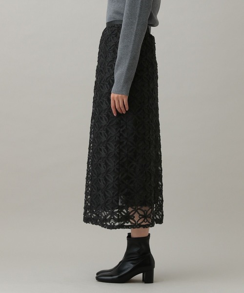 GLOBAL WORK(グローバルワーク)の「MATINEE LINE/レースレイヤードスカート/288806(スカート・レディース・アイボリー/ブラック・LARGE/MEDIUM)」の20枚目の写真