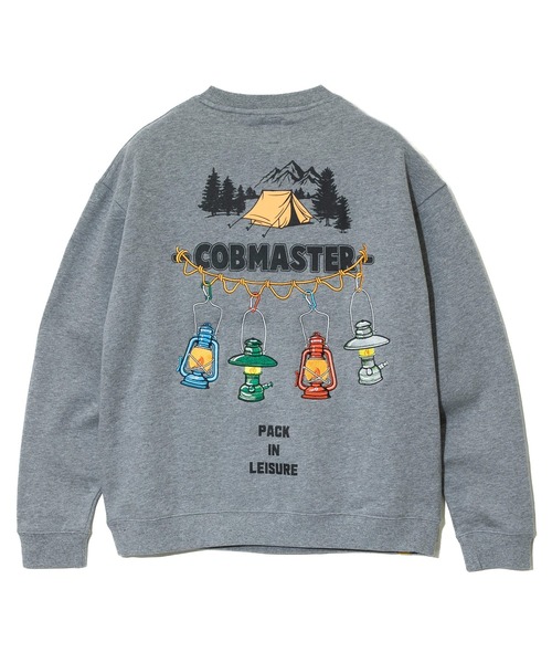 go slow caravan(ゴースローキャラバン)の「COBMASTER/コブマスター 刺繍/プリント スウェット(ランタン)(スウェット・メンズ・ブラック/グレー/サンドベージュ・MEDIUM/LARGE/X-LARGE)」の8枚目の写真