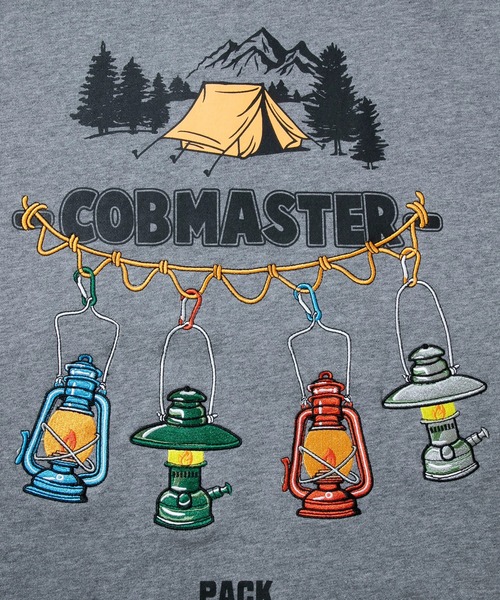 go slow caravan(ゴースローキャラバン)の「COBMASTER/コブマスター 刺繍/プリント スウェット(ランタン)(スウェット・メンズ・ブラック/グレー/サンドベージュ・MEDIUM/LARGE/X-LARGE)」の9枚目の写真