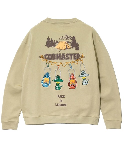 go slow caravan(ゴースローキャラバン)の「COBMASTER/コブマスター 刺繍/プリント スウェット(ランタン)(スウェット・メンズ・ブラック/グレー/サンドベージュ・MEDIUM/LARGE/X-LARGE)」の11枚目の写真