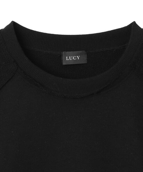 LUCY（ルーシー）の「LUCY/インサイドアウトラグランプルオーバー（スウェット・メンズ・ブラック/杢グレー・MEDIUM/LARGE）」の22枚目の写真