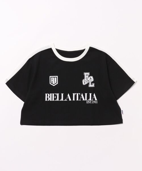 セール】【FILA】ゲーミング風短丈Tシャツ（Tシャツ/カットソー