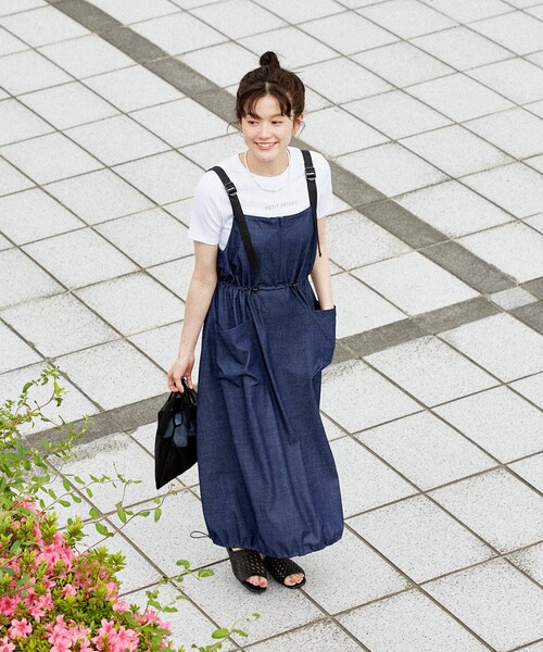 THOUSAND MILE(サウザンドマイル)の「THOUSAND MILE × FREAK'S STORE/サウザンドマイル フロントジップワンピース デニムライク/ゼブラ(ワンピース・レディース・その他1/その他16・フリ-)」の8枚目の写真