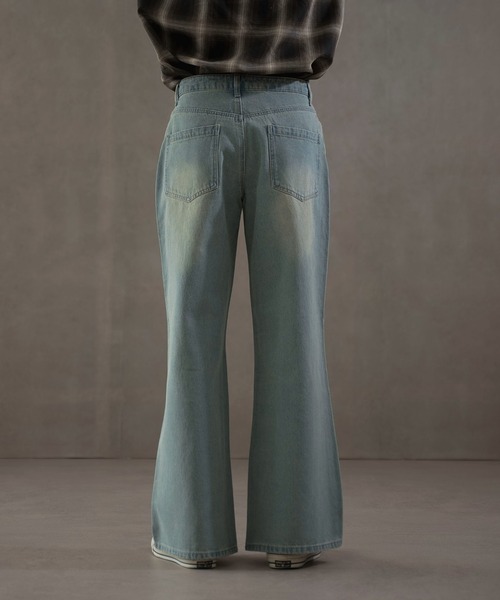 LUCY（ルーシー）の「LUCY/ボタンフライローライズフレアデニム（デニムパンツ・メンズ・ブラック系3/スカイブルー・LARGE/MEDIUM）」の20枚目の写真