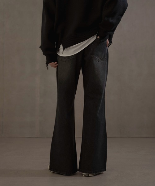 LUCY（ルーシー）の「LUCY/ボタンフライローライズフレアデニム（デニムパンツ・メンズ・ブラック系3/スカイブルー・LARGE/MEDIUM）」の11枚目の写真