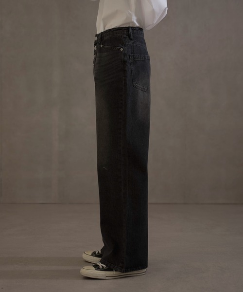 LUCY（ルーシー）の「LUCY/ボタンフライローライズフレアデニム（デニムパンツ・メンズ・ブラック系3/スカイブルー・LARGE/MEDIUM）」の12枚目の写真