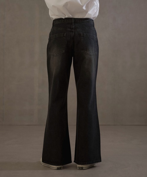 LUCY（ルーシー）の「LUCY/ボタンフライローライズフレアデニム（デニムパンツ・メンズ・ブラック系3/スカイブルー・LARGE/MEDIUM）」の13枚目の写真