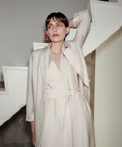 styling/（スタイリング）の「バックサテンジレワンピース（ワンピース・レディース・アイボリー/ブラック/ライム・0/1）」の19枚目の写真