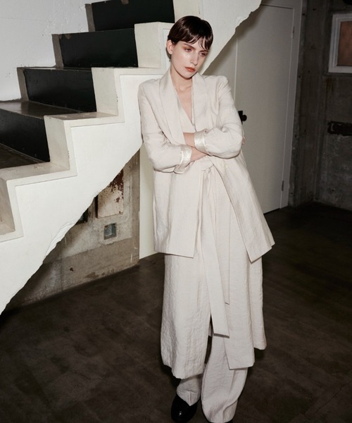 styling/（スタイリング）の「バックサテンジレワンピース（ワンピース・レディース・アイボリー/ブラック/ライム・0/1）」の20枚目の写真