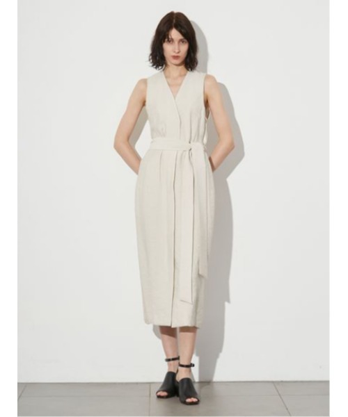 セール】バックサテンジレワンピース（ワンピース）｜styling