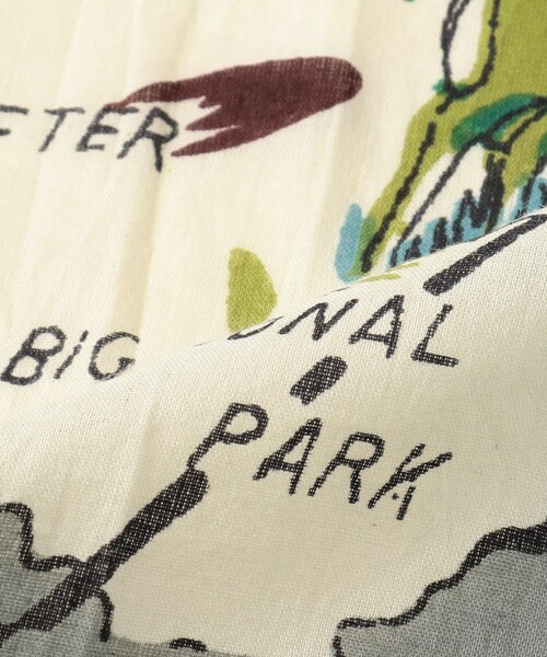 FREAK'S STORE（フリークスストア）の「Bindu/ビンドゥー Texas Scarf/テキサススカーフ（バンダナ/スカーフ・レディース・ブラウン/ネイビー・ONE SIZE）」の4枚目の写真