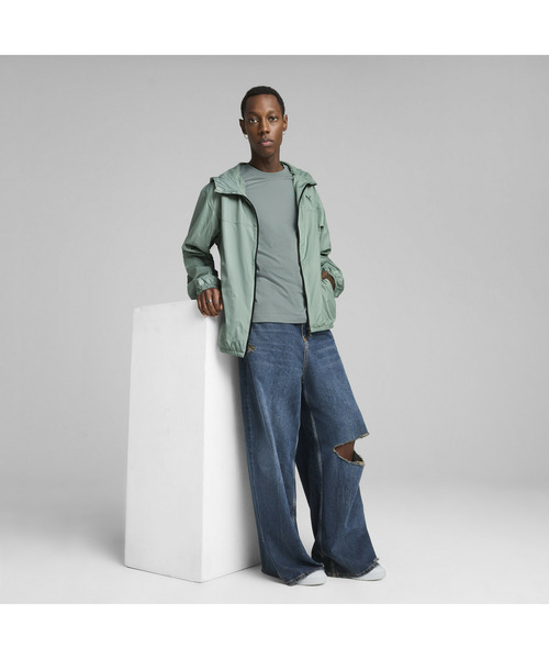 PUMA（プーマ）の「PUMA プーマ メンズ ESS レギュラー ウィンドブレイカー（ブルゾン・メンズ・ライトグリーン/ブラック・SMALL/MEDIUM/LARGE/X-LARGE/XX-LARGE）」の11枚目の写真