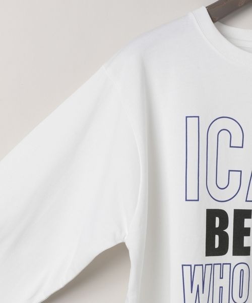 eL（エル）の「【eL】Who I am Logo Tee LS/287475（Tシャツ/カットソー・レディース・ホワイト/ネイビー・FREE）」の17枚目の写真