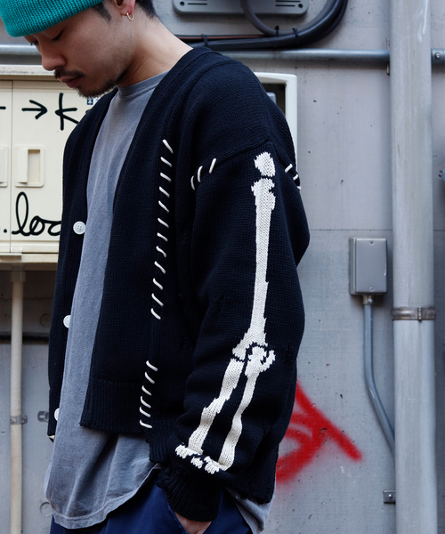 【TOY DEVIL / トイデビル】 FRANKEN CARDIGAN TD25SSK NG01