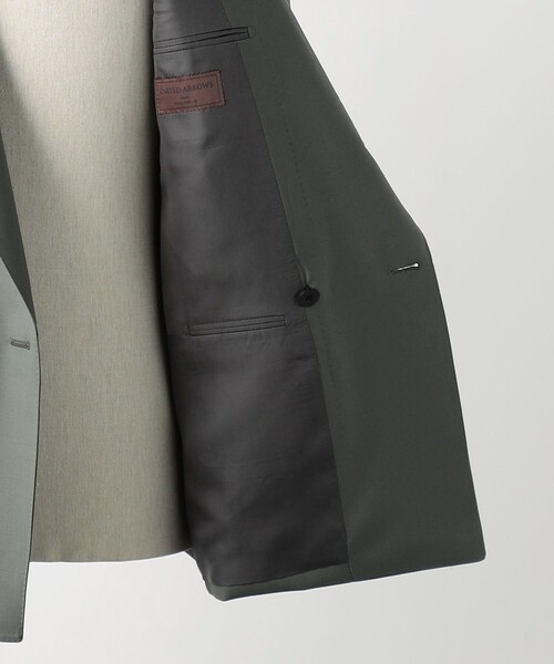 UNITED ARROWS(ユナイテッドアローズ)の「Vitale Barberis Canonico ツイル ダブル 6ボタン スーツ MC-MODEL(スーツセット・メンズ・オリーブ・46/48/44)」の5枚目の写真