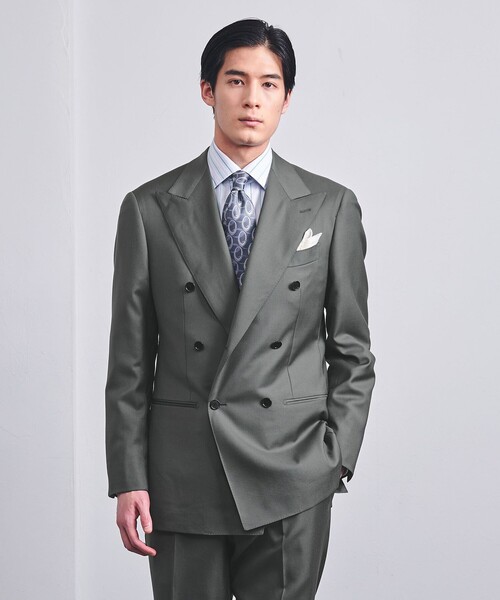 セール】Vitale Barberis Canonico ツイル ダブル 6ボタン
