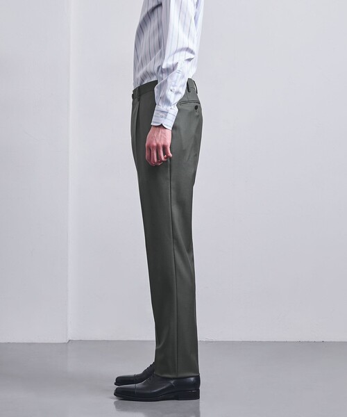 UNITED ARROWS(ユナイテッドアローズ)の「Vitale Barberis Canonico ツイル ダブル 6ボタン スーツ MC-MODEL(スーツセット・メンズ・オリーブ・46/48/44)」の22枚目の写真