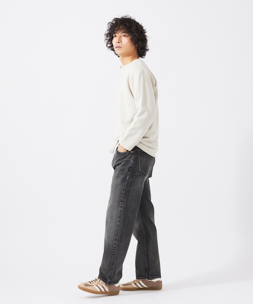 JOURNAL STANDARD relume（ジャーナルスタンダード　レリューム）の「ヘンリーネック LOOP スウェットシャツ（スウェット・メンズ・ブラック/ライトグレー/ベージュ系その他・MEDIUM/LARGE）」の14枚目の写真