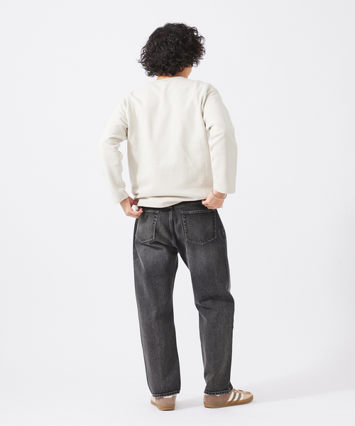 JOURNAL STANDARD relume（ジャーナルスタンダード　レリューム）の「ヘンリーネック LOOP スウェットシャツ（スウェット・メンズ・ブラック/ライトグレー/ベージュ系その他・MEDIUM/LARGE）」の15枚目の写真