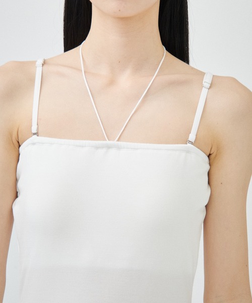 STUDIOUS（ステュディオス）の「【determ/デターム】collagen Multiway Cami/キャミソール（キャミソール・レディース・ブラック/ホワイト・0/2）」の9枚目の写真