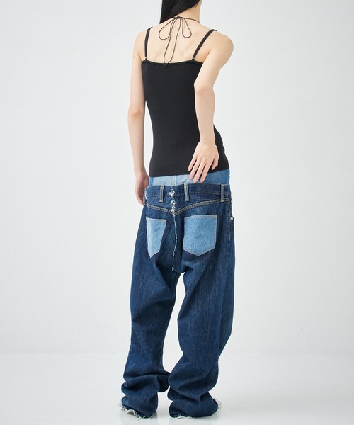 STUDIOUS（ステュディオス）の「【determ/デターム】collagen Multiway Cami/キャミソール（キャミソール・レディース・ブラック/ホワイト・0/2）」の17枚目の写真