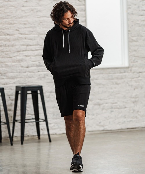 felkod(フィルコッド)の「mpa3726- Cord Jersey Parka パーカー(パーカー・メンズ・ホワイト/ブラック/ホワイト×ブラック・L/M/S)」の8枚目の写真