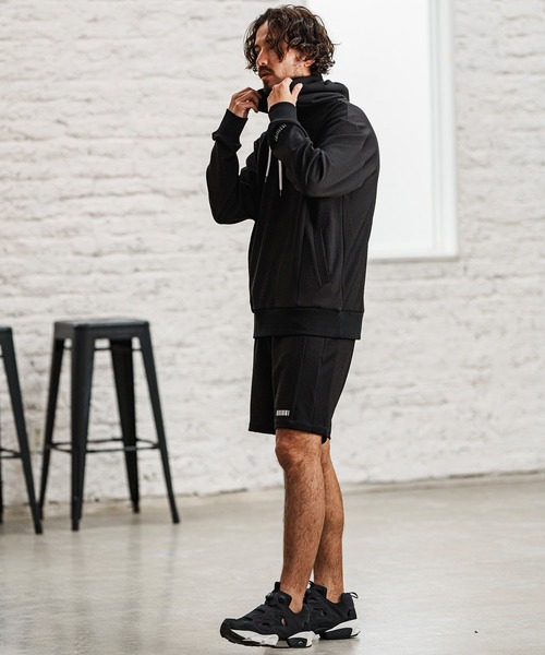 felkod(フィルコッド)の「mpa3726- Cord Jersey Parka パーカー(パーカー・メンズ・ホワイト/ブラック/ホワイト×ブラック・L/M/S)」の9枚目の写真