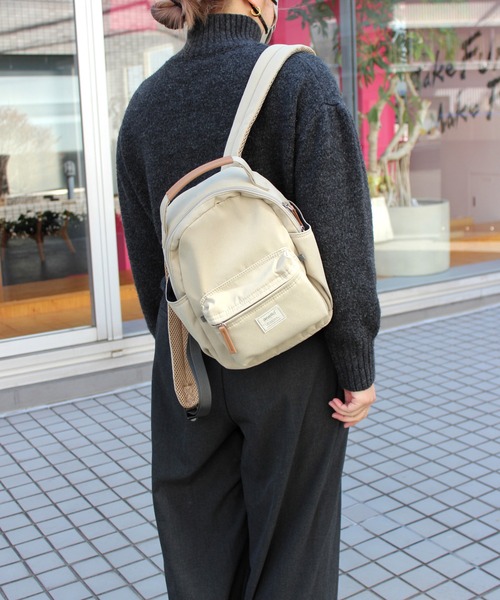 anello(アネロ)の「【anello】アネロ モッテ ハンドル付きミニリュック GHM0554(バックパック/リュック・レディース・ベージュ/グレイッシュブルー/グレー/ブラック・FREE)」の15枚目の写真