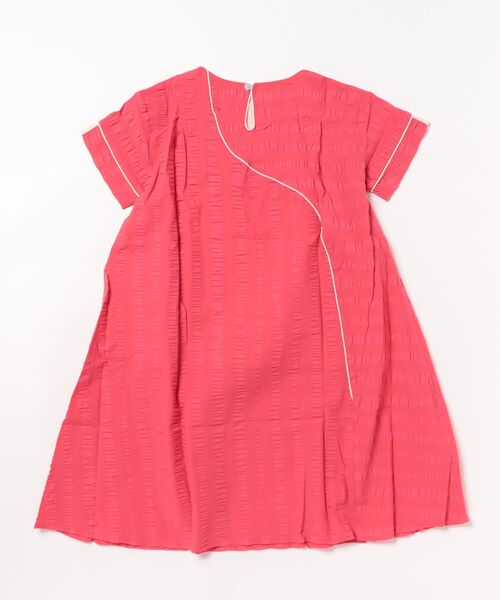 unica（ユニカ）の「ウェーブ調スリットスリーブワンピース（ワンピース・キッズ・レッド/グリーン/ブラック・S/M/L/XL）」の13枚目の写真